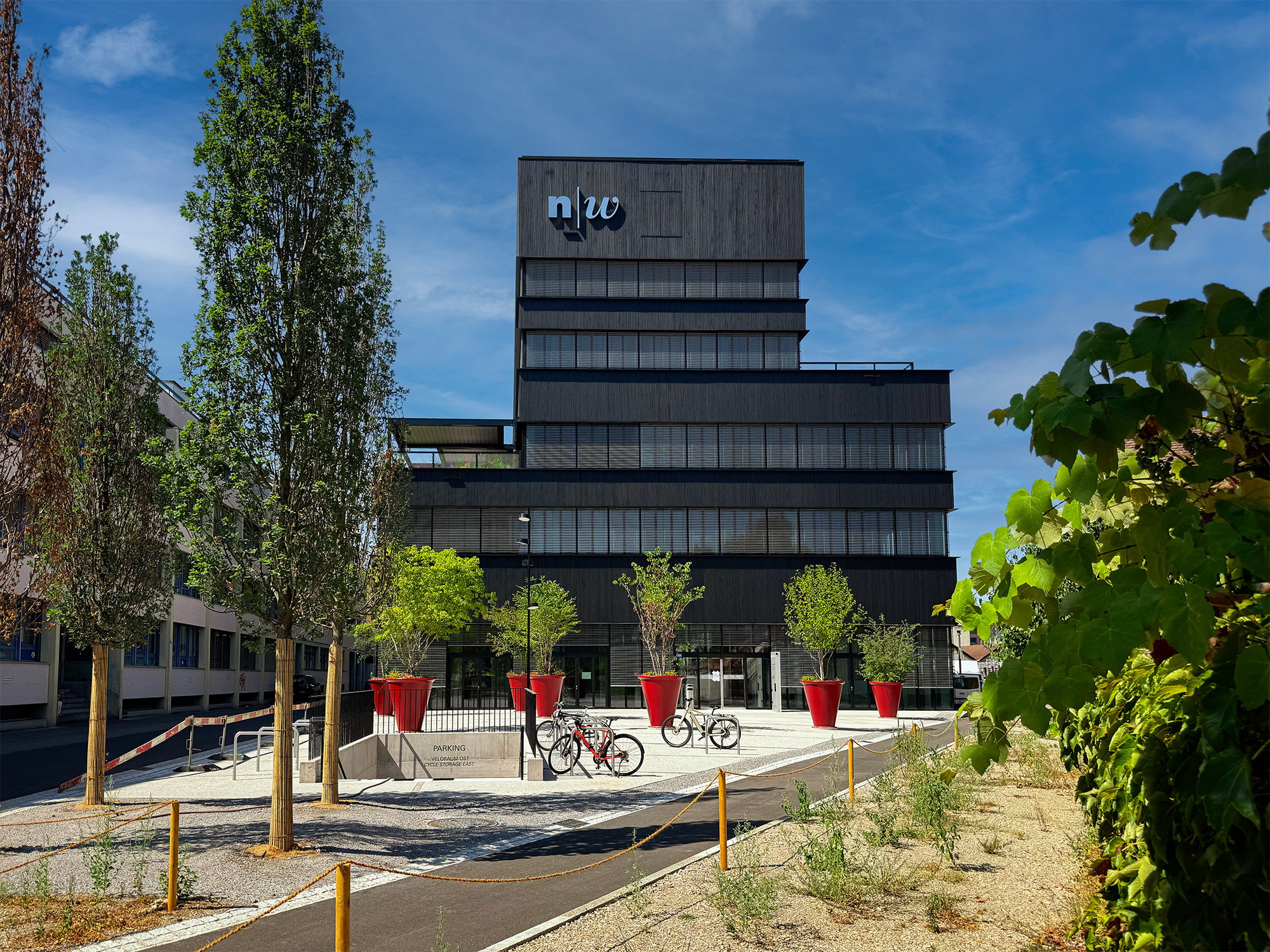 The FHNW Campus Dreispitz building in Basel